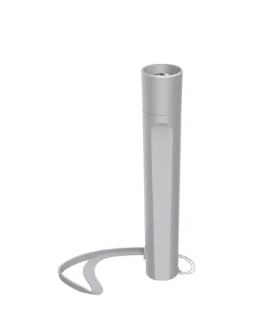 Taschenlampe, Leuchte, LED, zylindrisch, silber