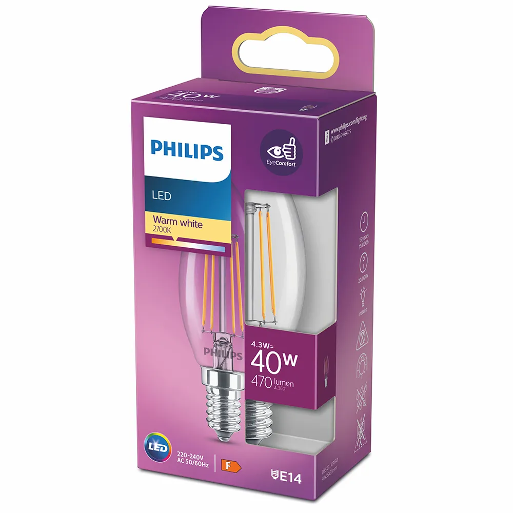 LED Classic KZ 40W E14 E14 470lm 802-10121