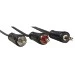Hama 205109 Audio Kabel 0.75m 3,5mm Klinke Stecjer auf 2 Cinch Stecker