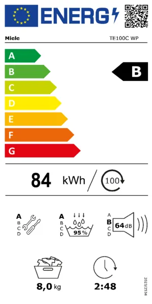 Kühlschrank, Energielabel, A-Klasse, 84 kWh, Gewicht 8,0 kg