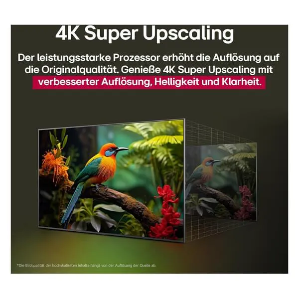 4K, Upscaling, Fernseher, Bildschirm, Anzeige