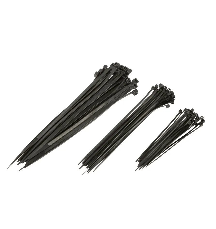 138-75 Kabelbinder-Sortiment 75 tlg 100, 160, 190 mm, Schwarz, SB UV-stabilisiert