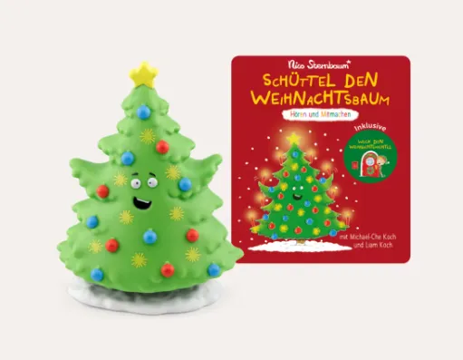 Weihnachtsbaum, duftender Baum, Tonmodell, grüner Baum, geschmückter Baum