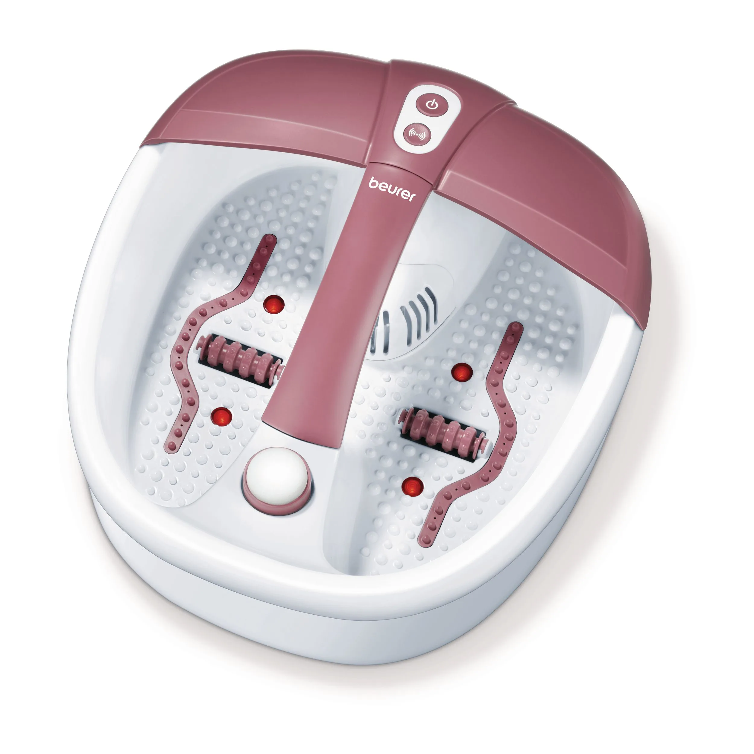 Fußmassagegerät, Blasenrollen, Entspannungsgerät, Pink, Elektronische Massage