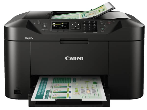 drucker, tintenstrahl, multifunktion, papierschacht, canon