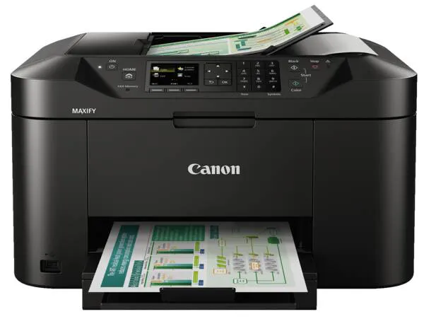 drucker, tintenstrahl, multifunktion, papierschacht, canon