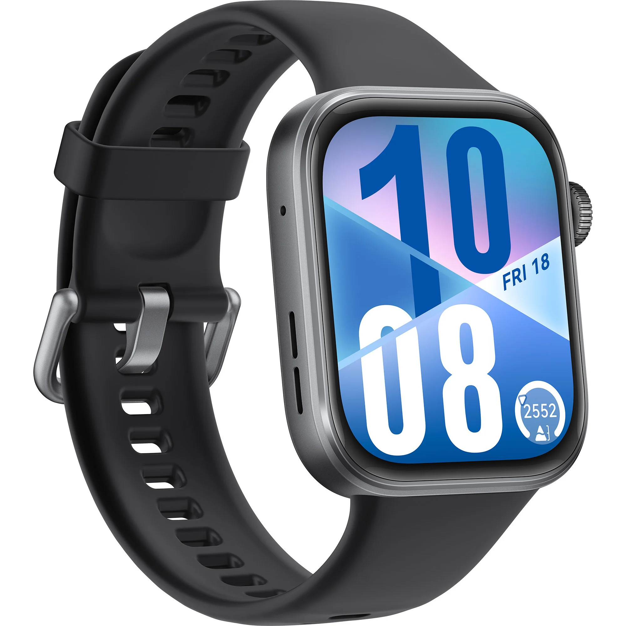 Smartwatch, Uhr, Silicone-Armband, digitaler Display, quadratisches Zifferblatt