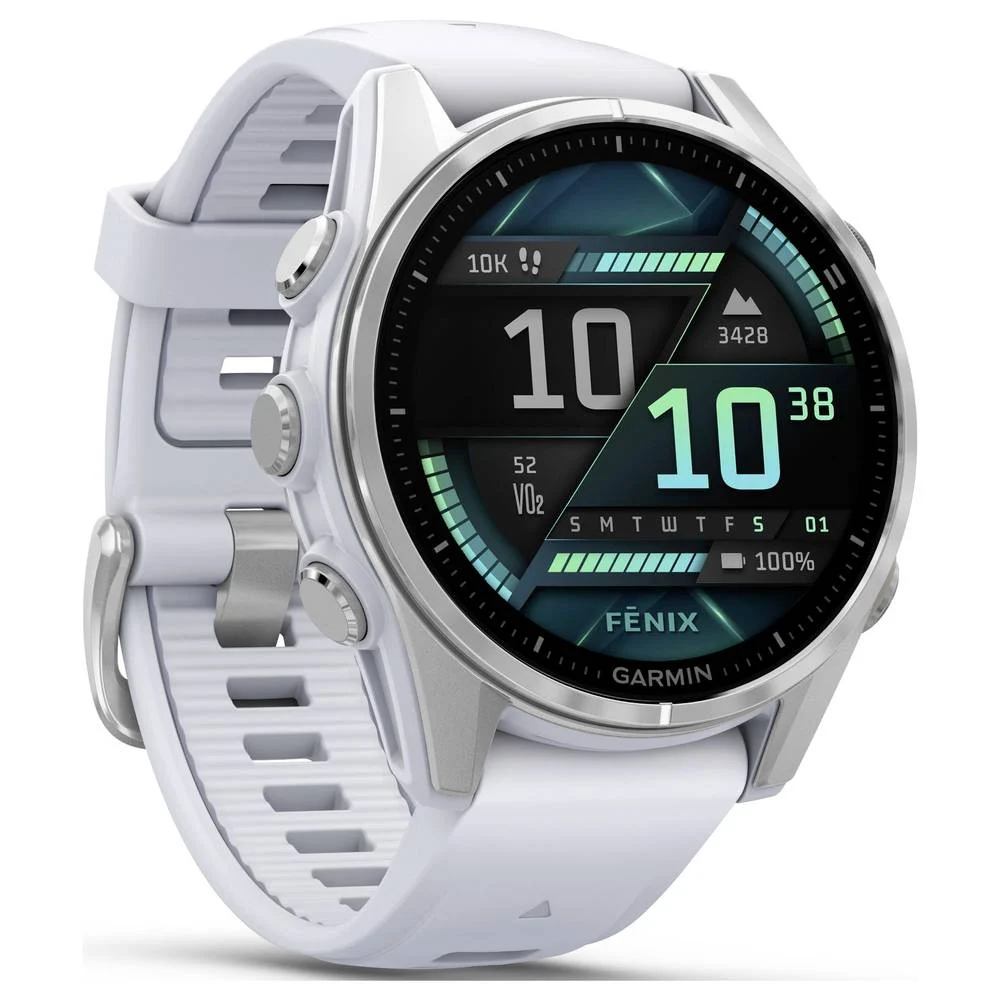 Garmin Fenix 8 Smartwatch, whitestone/white 010-02903-00