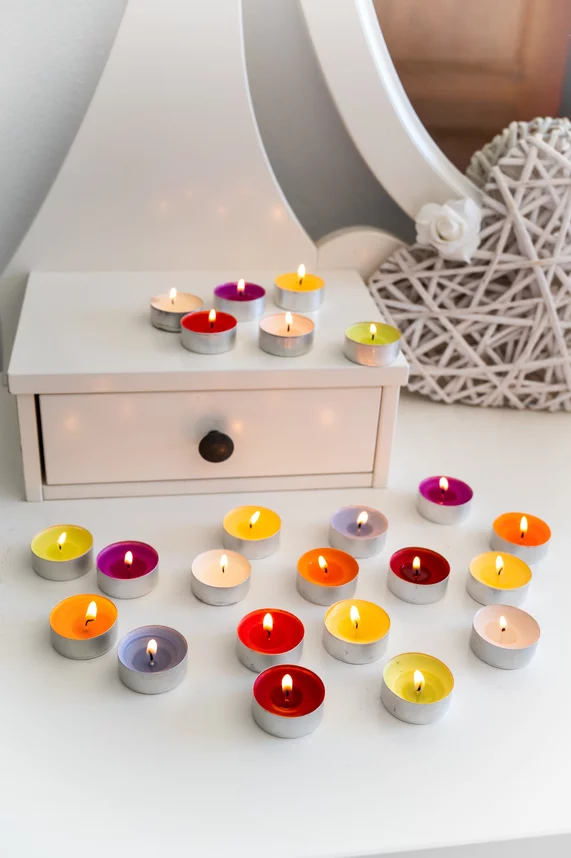 S-5723 Schlaraffenland Teelichter Wald-Erdbeere 10er Pkg.