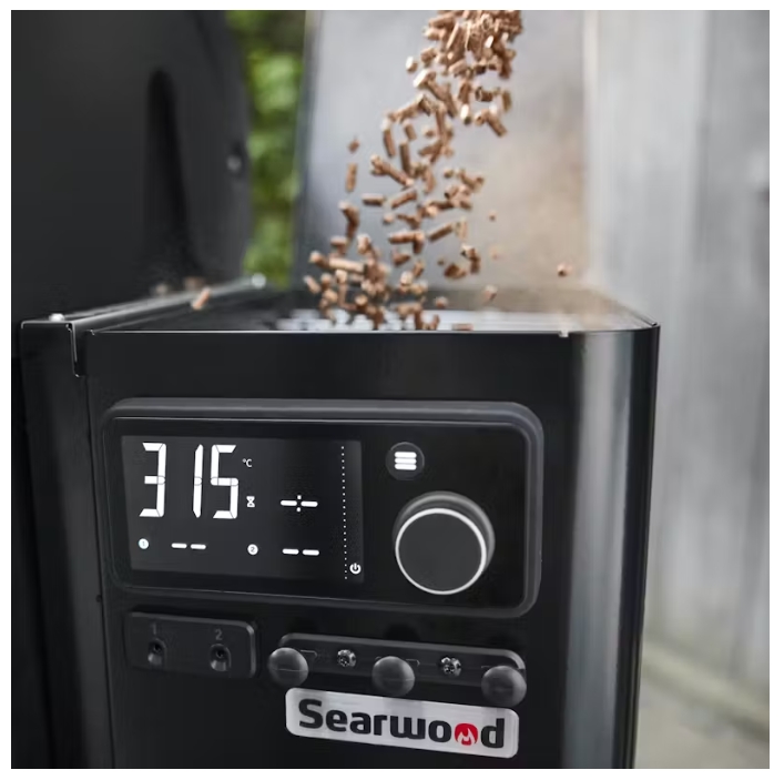 Räucherofen, Grill, digitaleAnzeige, Temperatur, Holzpellets