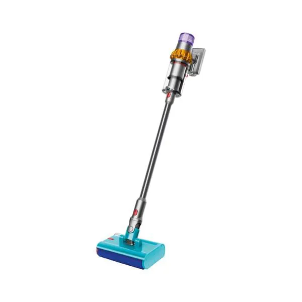 Dyson Akku-Hartbodenreiniger  V15s Detect Submarine  nickel/satin gelb (2-in-1: Saugen & Wischen)