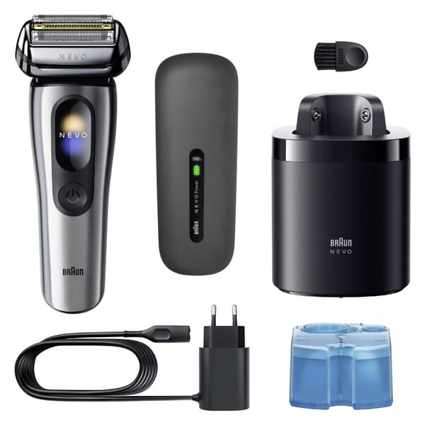 Elektrischer Rasierer, Rasierer, Rasierapparat, Ladehalterung, Grooming-Set