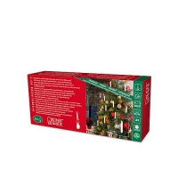 1900-100 LED Baumbeleuchtung, 10 kabellose  weiße Kerzen mit Fernbedienung