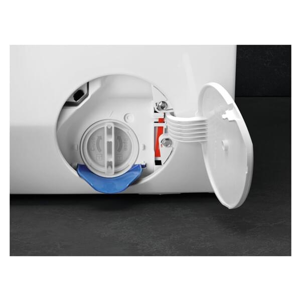 Waschmaschine, Deckel, Kappe, blauer Spacer, Frontpanel