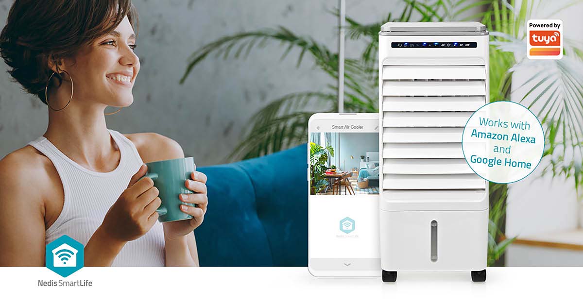 Luftkühler, tragbar, Turmventilator, Smart-Home, App-Steuerung