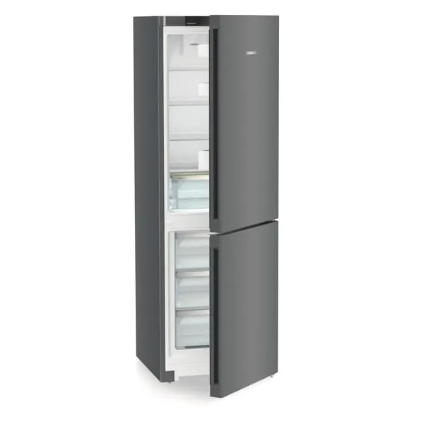 Kühlschrank, Unterschrän‌klicher Gefrierschrank, Zweiflügeliger, groß, grau