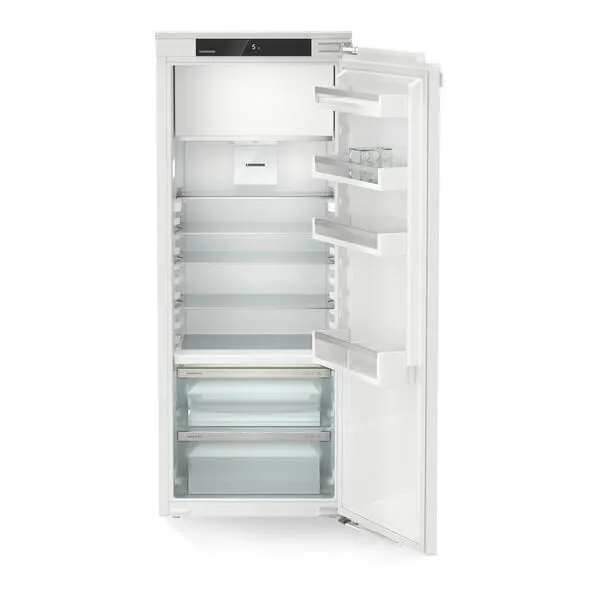 Kühlschrank, Hochschrank, Weiß, elektrisch, leere Regale
