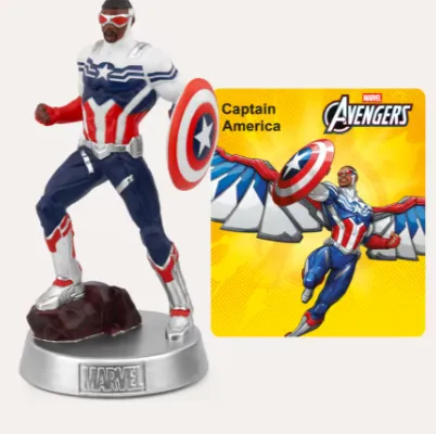 Captain America, Action-Figur, Kampfpose, Rot-Weiß-Blau, Schild