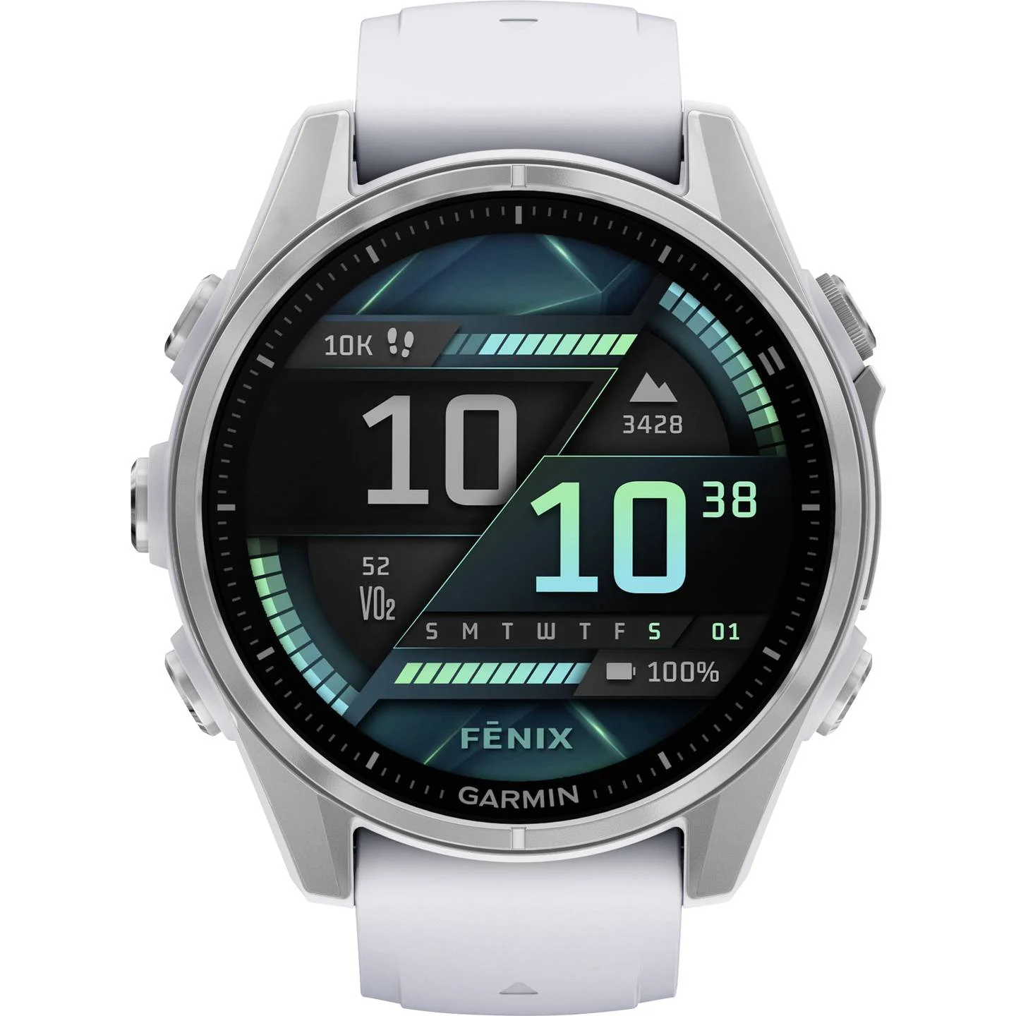 Garmin Fenix 8 Smartwatch, whitestone/white 010-02903-00