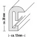 66410 Hama K.R.SEVILL.GOLD M.  50X70 Kunststoff-Bilderrahmen