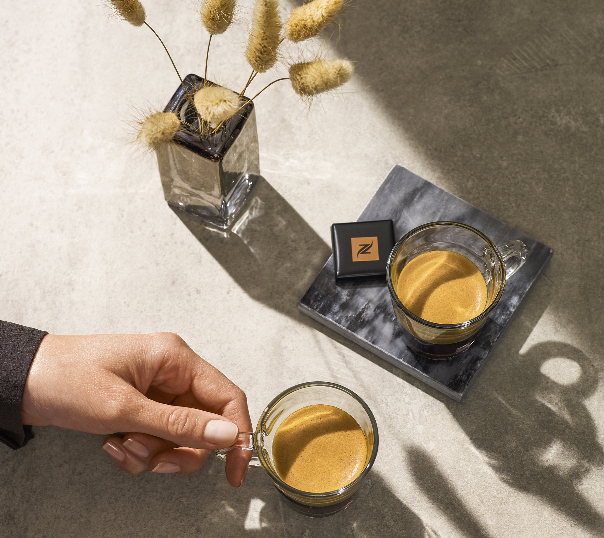 Pokal, Essen, Präsentation des Essens