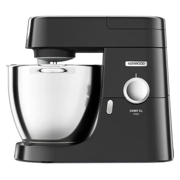 Standmixer, Küchenmaschine, Edelstahl-Schüssel, schwarzer Mixer, Planetarischer Mixer