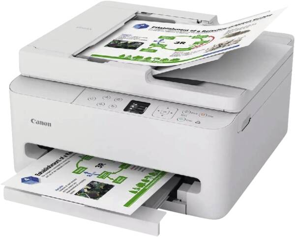 Drucker, All-in-One, Tintenstrahldrucker, Canon, Weiß