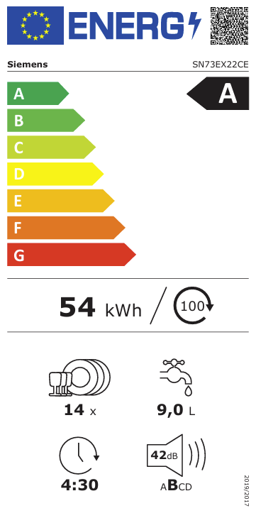 Geräte, Energieeffizienz, Waschgerät, Kapazität-54, 54-kWh