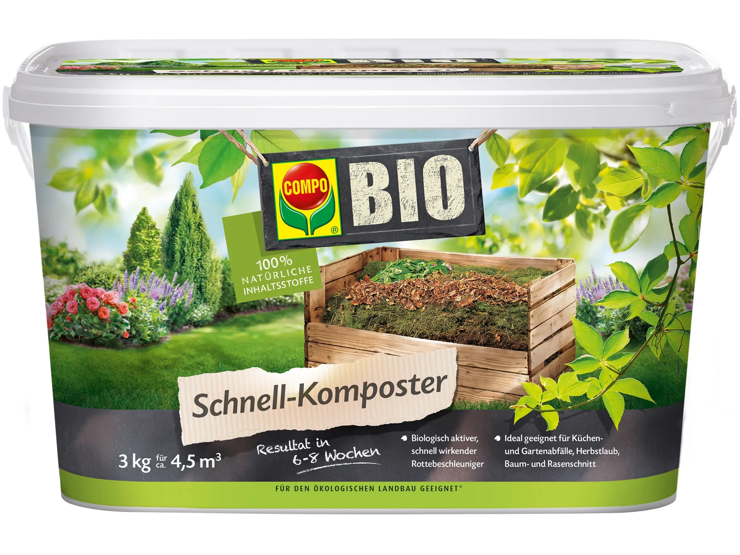 Compo 22345 02 004 Schnell-Komposter  mit Guano 3kg.