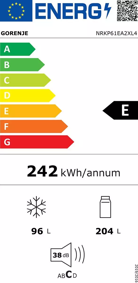 Gorenje Kühl-Gefrierkombination NRKP61EA2XL4