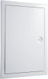Revisionstür 200x300, Stahl verzinkt weiß beschichtet mit Vierkantverschluss
