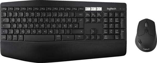 Tastatur, drahtlos, logitech, schwarz, Mauspad?