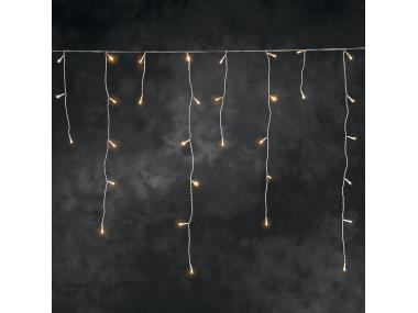 2733-802 LED Eisregen Lichtervorhang 200 bernsteinfarbene Dioden