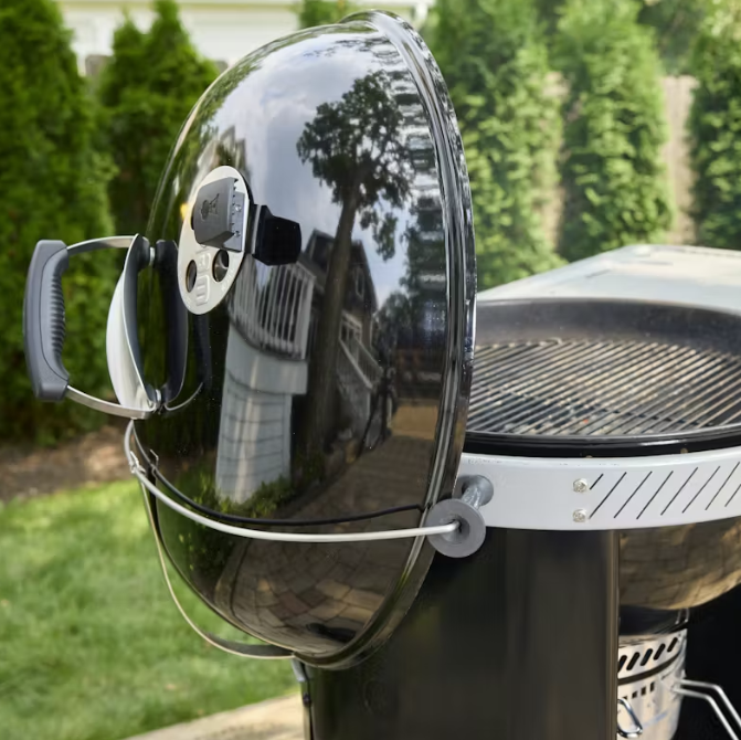 Holzkohlegrill, Kesselgrill, Deckel, Grilldeckel, Belüftung Deckel