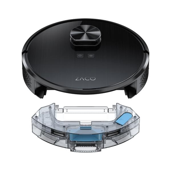 Zaco Saugroboter  A10 Pro mit Wischfunktion, App-Steuerung, Lasernavigation & Absaugstation