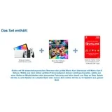 Nintendo Switch OLED Mario Kart 8 + 12 Monate Online white