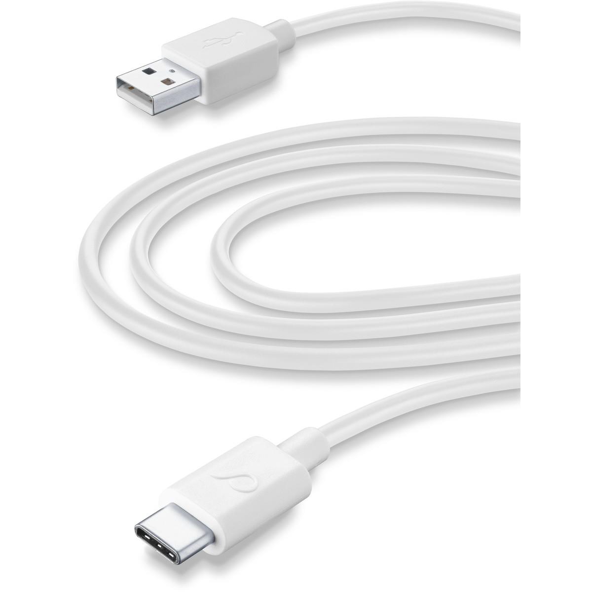 USBDATACUSBC3MW Ladekabel 3m , weiss USB A inkl Kabel auf USB C