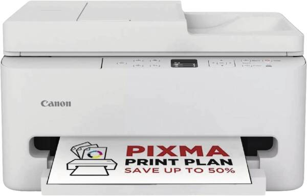 drucker, all-in-one, Tintenstrahldrucker, weiß, Dokumente