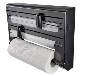 Werkzeugschrank, Wandmontage, Papiertuchhalter, kompakt, schwarz