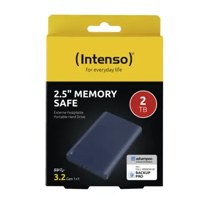 2TB, Speicher, externes Festplattenlaufwerk, portabel, blau