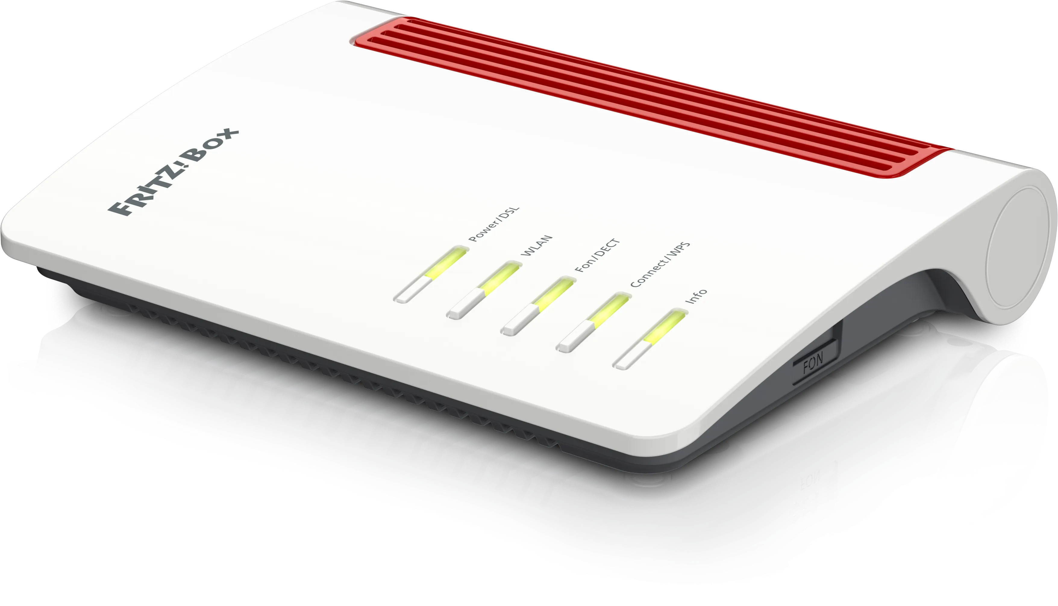 Router, Netzwerk, Modem, Weiß, Rote Lüftung