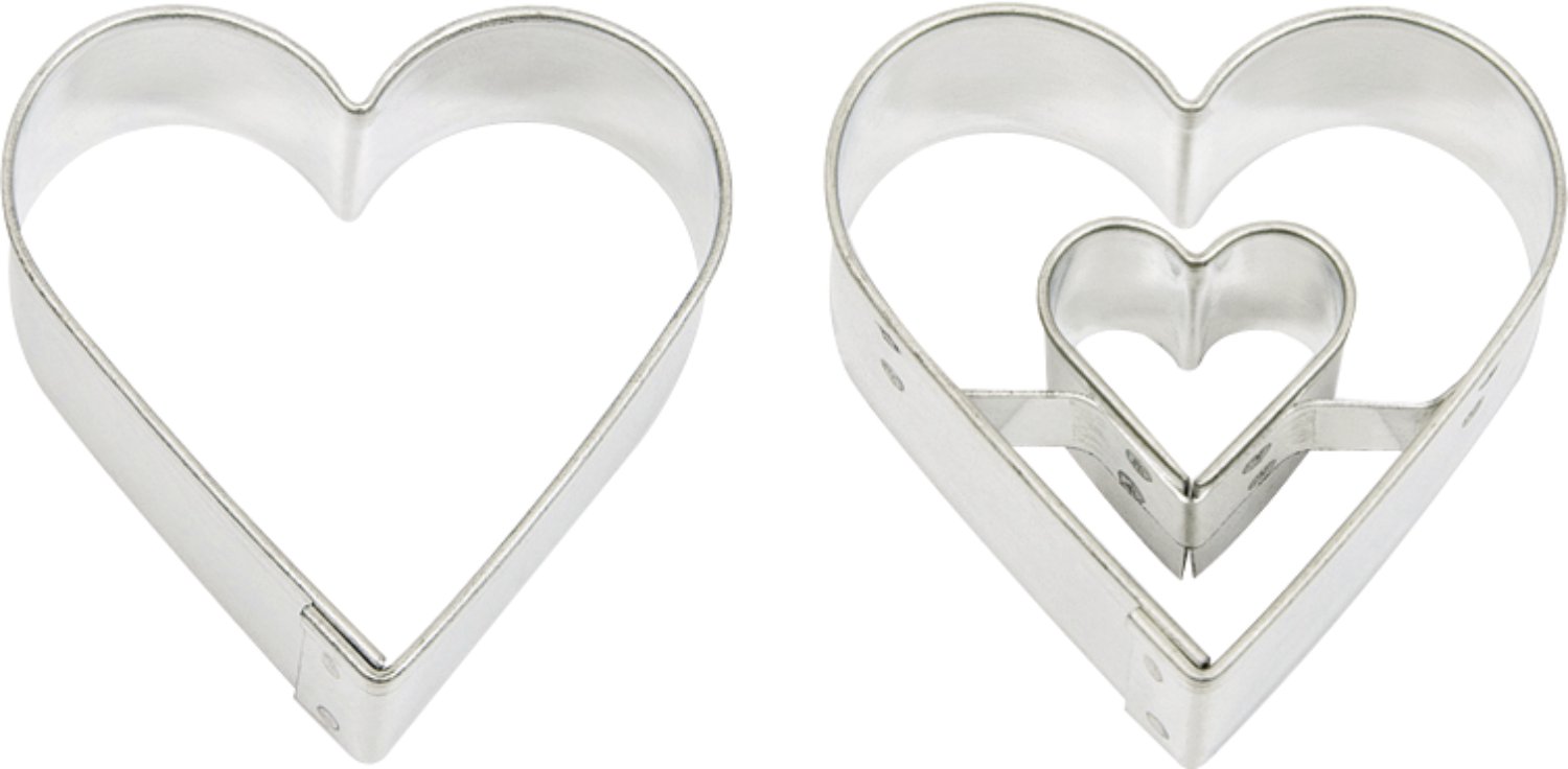 R-226636023 Herzausstecher 2teilig 4cm