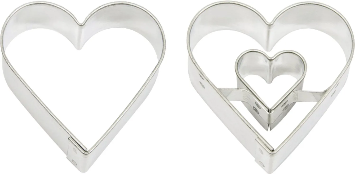 R-226636023 Herzausstecher 2teilig 4cm