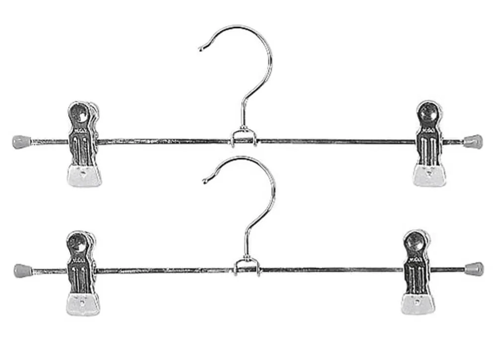 MAWA Klemm-Hosenbügel  Clip Metall, 40cm, 2er