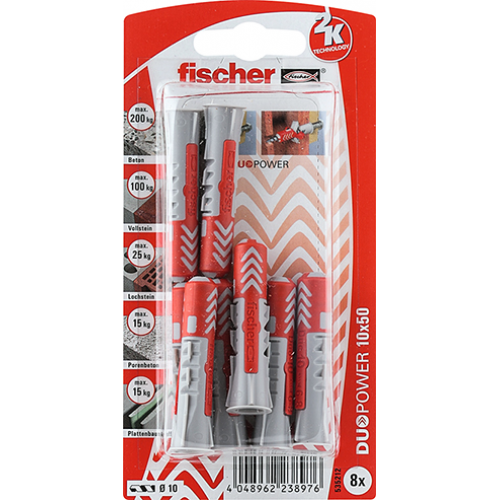 Fischer 535212 Duopower Dübel 10x50K