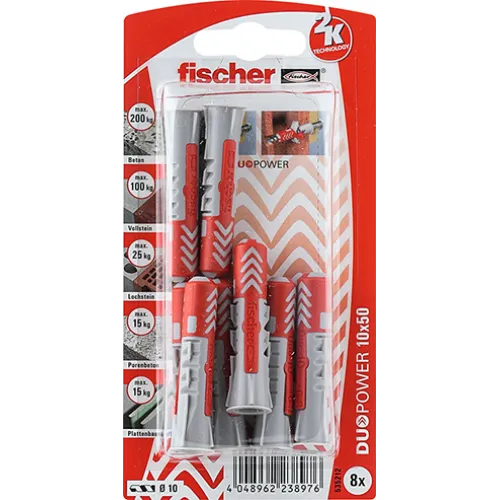 Fischer 535212 Duopower Dübel 10x50K