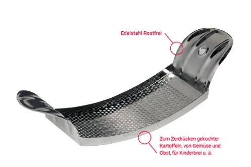 Edelstahl, Reibe, Küchenwerkzeug, Lochmuster, Griffschutz