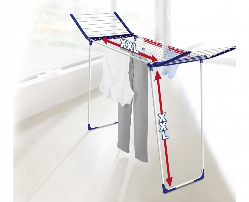 trocknerständer, kleiderständer, wäsche, t-fold rack, xxl