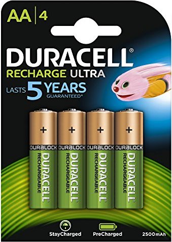 Duracell Akku Batterie AA HR06 1,2V 2400mAh 4er Pkg.