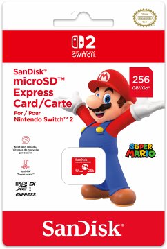 Nintendo Switch 2  Speicherkarte Micro SD Sandisk